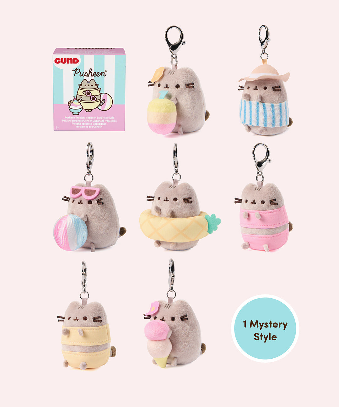 Pusheen Tropical Vacation Surprise Plush