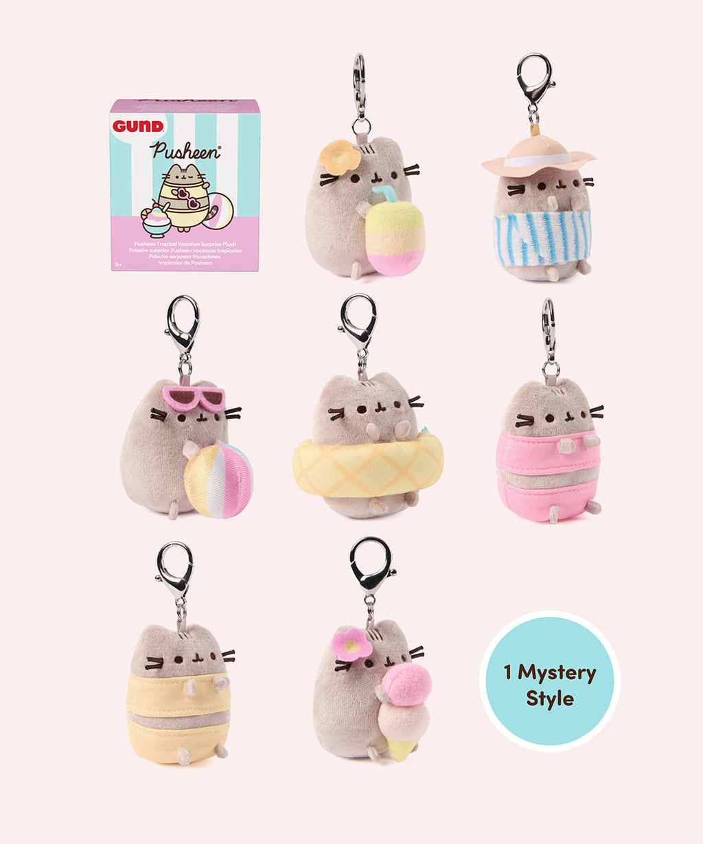 Pusheen Tropical Vacation Surprise Plush