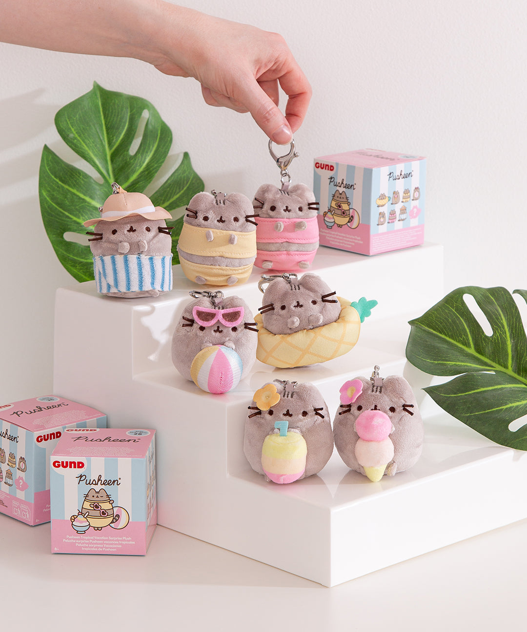 Pusheen Tropical Vacation Surprise Plush
